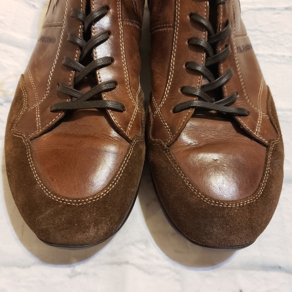 LA MARTINA POLO CUP LEATHER lace/zip-up boot size 43 - Picture 2 of 11